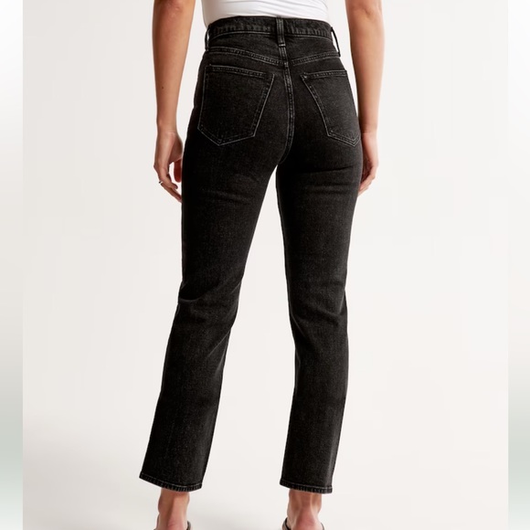 Abercrombie Ankle Straight ultra high rise jeans sz 27/L - Picture 2 of 11